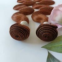 Tissage de cheveux naturels non traités avec couleur 33 #   Cheveux tissés de 26 pouces de long pour femmes