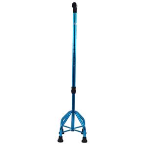 Bâton de marche <span class=keywords><strong>télescopique</strong></span> léger en alliage d'aluminium, à quatre <span class=keywords><strong>pieds</strong></span>, stable, antidérapant, portable, pour personnes âgées, classe II - Product Image 3
