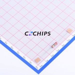 Resistencia de Orificio Pasante CF1/2W-2.2Mohm 5% T, Componente de Orificio Pasante (THT), Película de Carbono D3.2xL9mm 2.2MOhm 350V - Product Image 2