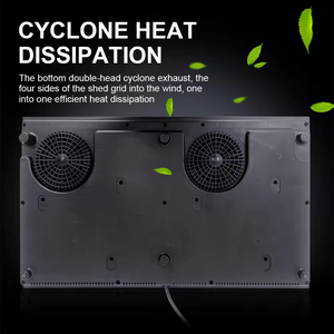 เตาแม่เหล็กไฟฟ้าแบบฝังและแบบตั้งโต๊ะ ดีไซน์ใหม่ 2 หัวเตา ใช้ไฟฟ้ามาตรฐานอเมริกา 110V สำหรับเครื่องใช้ไฟฟ้าภายในบ้าน - Product Image 2