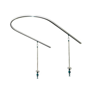 Riel de techo para soporte de IV Zhuomao, en forma de U, de aleación de aluminio, para hospitales, clínicas y salones de belleza. - Product Image 1
