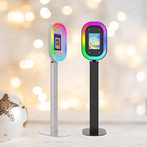 Vuông iPad Selfie Photo Booth Shell cho Wedding party sự kiện chia sẻ trạm đứng kiosk xã hội trung gian iPad photobooth máy - Product Image 4