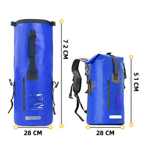 Mochila impermeable para exteriores de 35L con cierre enrollable, bolsa seca para playa, rafting, natación y buceo - Product Image 2