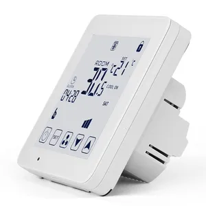 Digital Smart WIFI Touch Screen Electronic Cooling Thermostat For FCU/Central Air Conditioner /HVAC