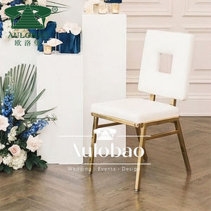 Restaurant Gold Stainless Steel Legs Dining Room <b>Chairs</b> Hotel <b>Outdoor</b> Dining & Living Room Use - Product Image 2