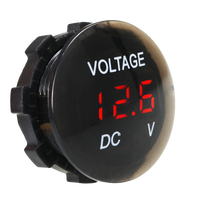 A06 DC 12V 24V DC Voltmeter Digital LED untuk Mobil