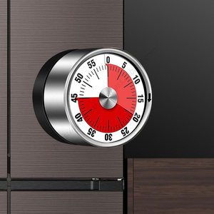 Temporizador Mecánico de Cocina WMT66 de Acero Inoxidable, Redondo, Magnético, Giratorio, Venta al Por Mayor - Product Image 5