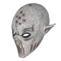 Masque de crâne de guerrier sanglant d'Halloween en plastique fabriqué en Chine, masque de tête effrayant pour jeu CS, accessoire de fête costumée