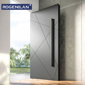 Portes <span class=keywords><strong>de</strong></span> sécurité blindées extérieures en aluminium sur mesure Rogenilan, anti-effraction, pour entrée principale des maisons - Product Image 4