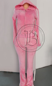 <span class=keywords><strong>Ensemble</strong></span> de survêtement Y2K en velours 2026, tenue universitaire printemps avec fermeture éclair, <span class=keywords><strong>ensemble</strong></span> de jogging en coton deux pièces, <span class=keywords><strong>ensemble</strong></span> de sportswear Lougewear - Product Image 2