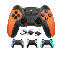 Controlador de Juego con Receptor 2.4G Modelo 029, Joystick de Rango Completo, Compatible con Múltiples Sistemas para PC, Linux, Windows, Jugador Individual