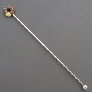 Donut Cocktail Stirrers Reusable Stainless Steel Metal Mixing <strong>Stick</strong> Tea Coffee Wine <strong>Milk</strong> Cartoon Long Handle <strong>Stick</strong> - Product Image 6