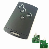 Carte-clé télécommande en plastique à 4 boutons 433 MHz ID46-PCF7952 Entrée sans clé pour Renault Megane 3 pour 3 Scenic