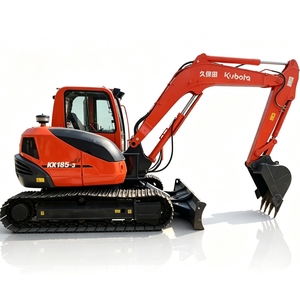 รถขุดขนาดเล็ก Kubota KX185-3 มือสอง 8 ตัน นำเข้าจากญี่ปุ่น พร้อมเครื่องปรับอากาศ - Product Image 1