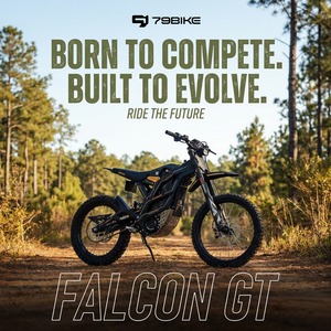 <span class=keywords><strong>Prix</strong></span> d'usine 79bike Falcon GT 16.8kW Moto électrique tout-terrain 120 km d'autonomie avec démarrage sans clé NFC - Product Image 2