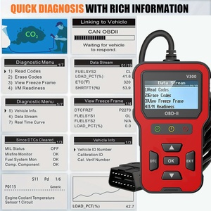 V300 Advanced <strong>OBD2</strong> Scanner - Professional <strong>Code</strong> <strong>Reader</strong> &amp; <strong>Scan</strong> Tool for Live Data, Check Engine Light &amp; Diagnostic <strong>Codes</strong> - Product Image 2