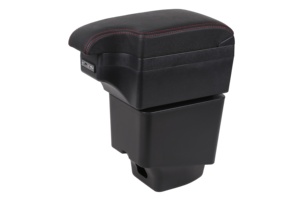 Boîte de console d'accoudoir de <span class=keywords><strong>voiture</strong></span> en cuir pu noir pour nouveau <span class=keywords><strong>Renault</strong></span> Duster logan - Product Image 2