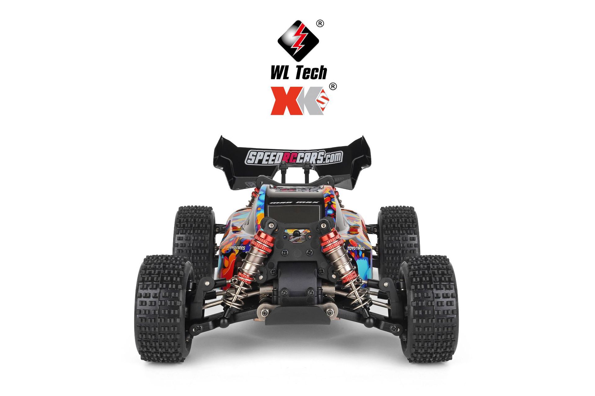 Carros de controle remoto wltoys, 184016, sem escova, rc, 1/18, 75