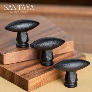 Santaya Mattschwarze Messinggriffe Küchenschrank-Zuggriffe Schlafzimmer-Kleiderschrank-Schubladenknöpfe Möbel-Bronze-Griffe - Product Image 1