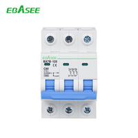 Großhandel EBASEE BX7B-125 4P 3P 2P 63A 80A 100A 125A 6kA 10kA Kurve C Mini-Leitungsschutzschalter AC MCB