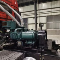 Compresor Portátil de Alta Calidad, Accionado por Correa, Sin Aceite, Refrigerado por Aire, 37kw, 14m, Bomba para Transporte a Granel de Cemento