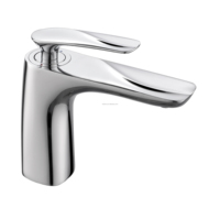 Robinet de lavabo de salle de bain moderne, noir mat brossé, mélangeurs d'eau chaude et froide, robinets d'eau, montage sur plan, robinet en cuivre, 1 poignée