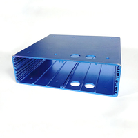 Boîtier de batterie électronique en aluminium Boîtier en métal Boîtier en aluminium carré pour alimentation électrique