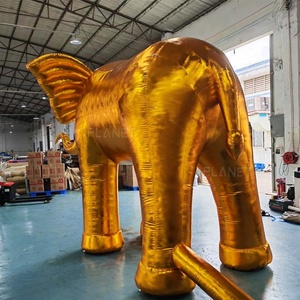 Modelo de Elefante Inflable Gigante de Tamaño Real para Publicidad Exterior, Elefante Inflable Grande para Decoración - Product Image 4