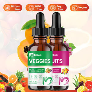 Veggies Liquid Drop Detox Gouttes liquides de fruits et légumes Suppléments avec des aliments entiers Superfoods Emballés Vitamines et minéraux - Product Image 3