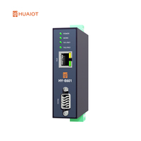 Convertidor Ethernet HUAIOT E601 con Alimentación POE, Doble Puerto Serie RS485 RS232, Servidor de Pasarela de Dispositivos Modbus TCP UDP, China
