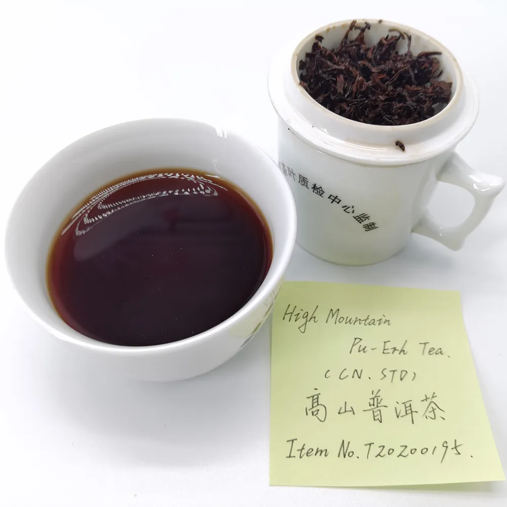 Органический листовой чай высшего класса Shu Pu Erh из Юньнаня, Китай