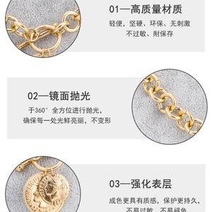 Collares de Monedas Personalizados, Colgantes de Acero Inoxidable, Dijes, Accesorios para Gargantillas, Joyería Personalizada de Alto Brillo - Product Image 5