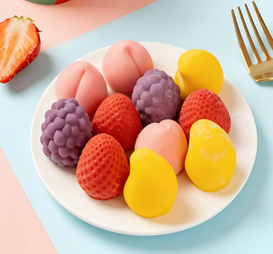 Gelato 3D alla Frutta (Pesca e Fragola) all'Ingrosso - Il Gelato alla Pesca Più Delizioso e Famoso - Mini Gelato Virale - Product Image 2