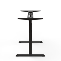 Bureau debout électrique moderne à double moteur, ergonomique, durable, réglable en hauteur, en métal, pour la maison, le bureau et l'étude