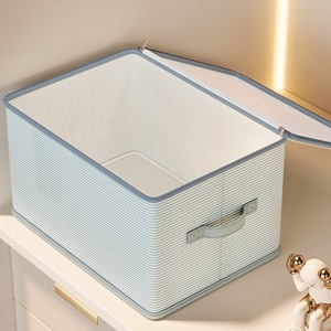 Quần Áo Quilt tổ chức vải quần áo container tủ quần áo nhà công suất lớn có thể gập lại grey lưu trữ hộp - Product Image 2