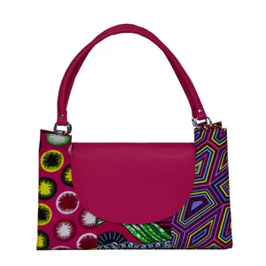 Fashion Best Quality Cell Phone Bag Trending New African Print Hand Bags Ladies Ankara Women Handbags Purses