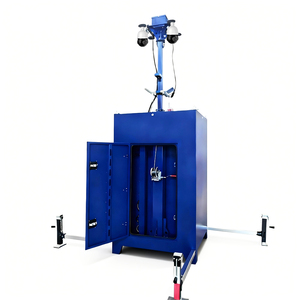 Tour de vidéosurveillance mobile compacte avec mât de levage de 6 m, panneaux solaires en option, tour de sécurité pour événements en plein air - Product Image 5