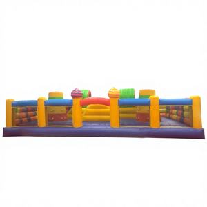 Castillo Inflable de PVC, Fácil de Instalar, Tamaño Personalizado, Resistente al Fuego, Impermeable, Libre de Plomo, Combinado con Trampolín - Product Image 1