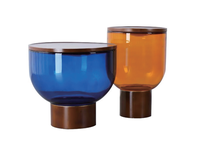 Table basse en verre moderne Table centrale Ensemble de meubles modernes de luxe Table basse ronde de luxe moderne avec plateau en verre