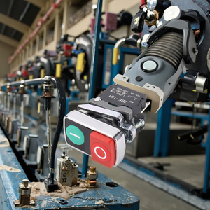 XB4-BW8465 10A chiếu sáng chuyển đổi nút selflocking LED Đèn không có NC xb4 on off cơ khí đôi đầu đẩy nút Thiết bị chuyển mạch - Product Image 5