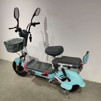 Vélo électrique urbain de 14 pouces pour adultes, moteur sans balais de 350 W, moteur de moyeu arrière, électronique, autonomie de 50 km, batterie au plomb-acide, léger