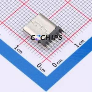TYPE-C 6P LCH9.3 108 <b>USB</b> <b>Connector</b> Through hole Component (THT) <b>Connector</b> Type-C Female Through Hole 6P - Product Image 2
