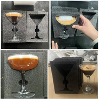 Premium Iced Americano Aroma Gelee Wachs Glas Soja Kerze Festliches Weihnachts ambiente für Thanksgiving & Geburtstage
