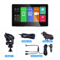 Écran tactile universel pour voiture Lecteur portable sans fil 4K Carplay DVR Écran d'affichage 7 pouces pour voiture