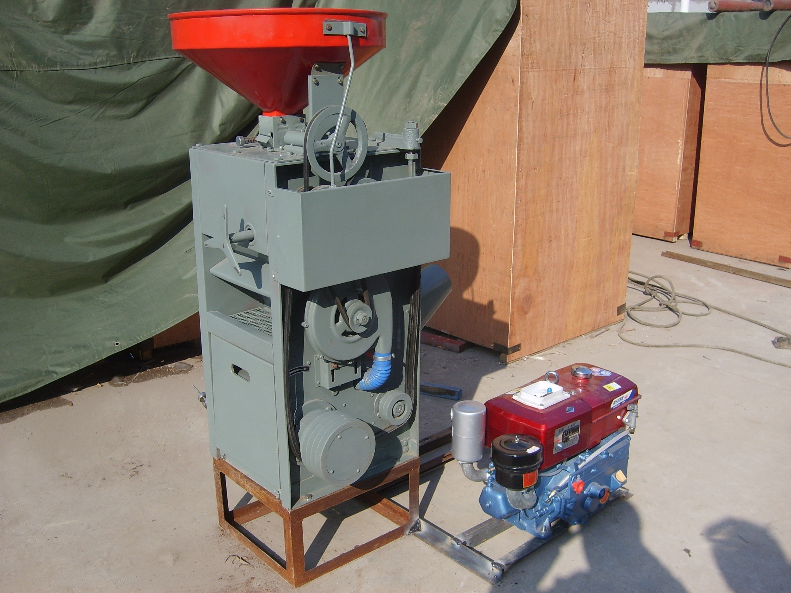 rice huller new model