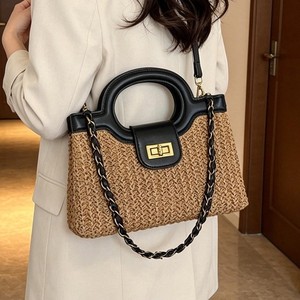 Nouveau <span class=keywords><strong>Sac</strong></span> de Plage Tressé Chic 2026 avec Chaîne – <span class=keywords><strong>Sac</strong></span> <span class=keywords><strong>à</strong></span> Bandoulière Tendance pour Vacances d'Été - Product Image 4