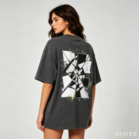 Échantillon gratuit T-shirt d'été personnalisé pour femme à col rond et manches courtes, nouveau pull en coton, t-shirt basique pour femme