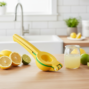 Exprimidor de Limones y Limas Multifuncional de Plástico Reutilizable, Herramienta Manual de Doble Capa para Exprimir Frutas, Utensilio de Cocina - Product Image 1
