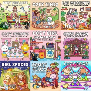 <span class=keywords><strong>Libro</strong></span> <span class=keywords><strong>de</strong></span> Colorear Simple y Relajante para Adolescentes, Diseño Bonito y Cómodo, para Aliviar <span class=keywords><strong>el</strong></span> Estrés - Product Image 2