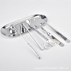Candle Tool Set 3Pcs Stainless Steel Extinguisher Scissors <b>Hook</b> <b>Black</b> Box Packaging Easy To Use Non Toxic Yangjiang Origin - Product Image 4